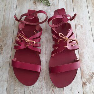 Ancient Greek Sandals IPHIGENIA Size 10